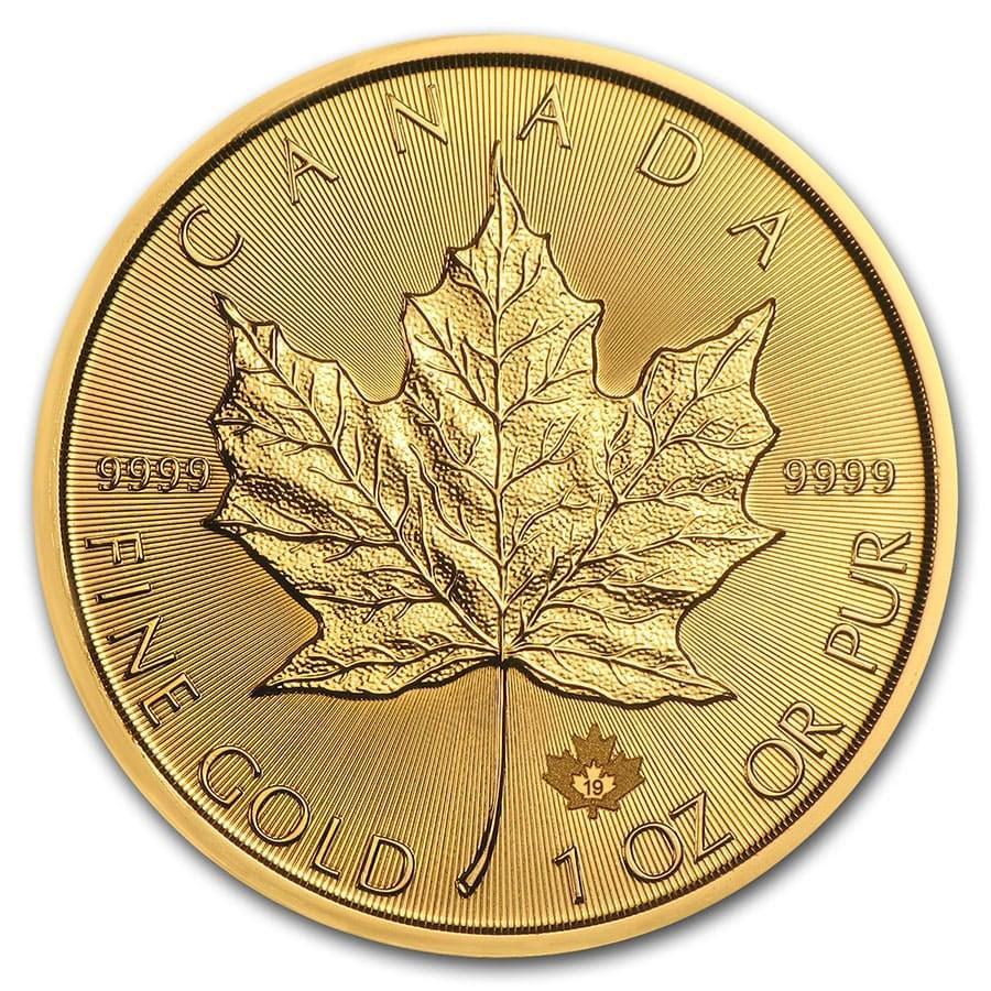 Goldline Review 1oz Gold Canadian Maple Leaf Coin
