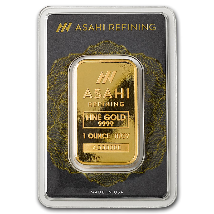 Texas Precious Metals Review 1 oz Asahi Gold Bar (In Assay) Coin