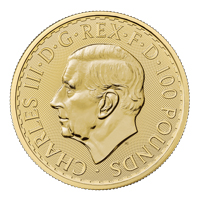 Texas Precious Metals Review 2023 Royal Mint Gold Britannia - King Charles III Coin