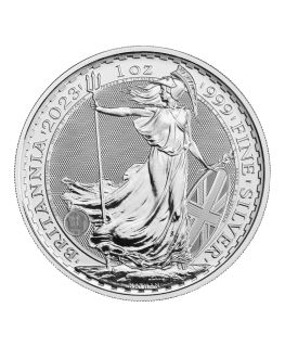 aerican gold exchange 2023 1 oz Britain Silver Britannias, BU