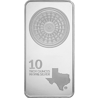 Texas Precious Metals Review 10 oz Texas Mint Silver Bar