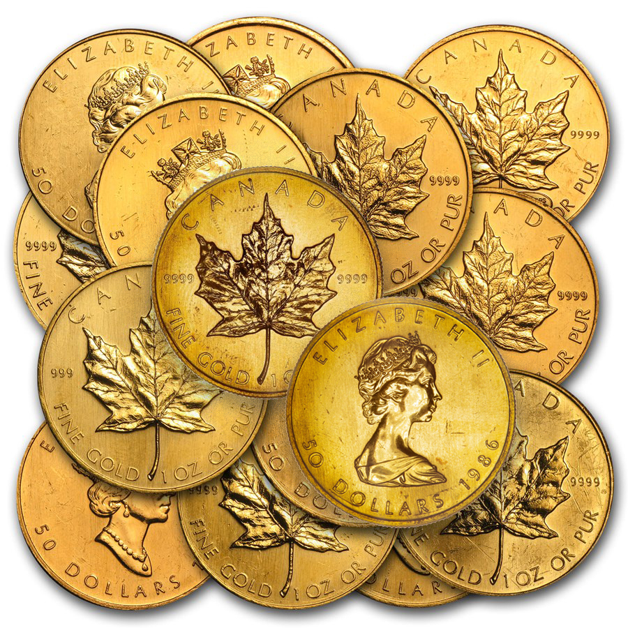 Texas Precious Metals Review Canadian Maple Leaf Gold Coins