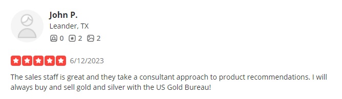 US Gold Bureau - yelp testimonial-1