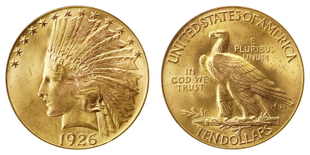 Gainesville Coins Review 1926-indian-head-gold-eagle