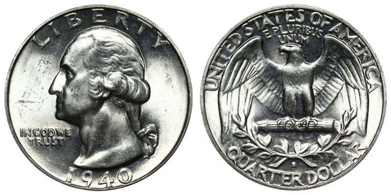 Gainesville Coins Review 1940-s-washington-quarter