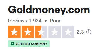 Goldmoney Review Trustpilot Rating