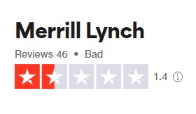 Merrill Lynch Gold IRA Review trustpilot rating