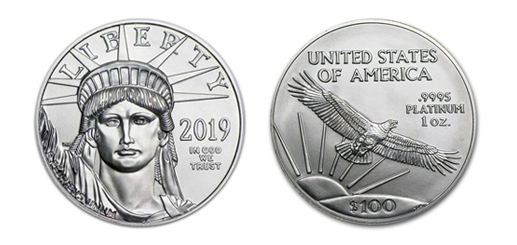 Swiss America Review Platinum coin
