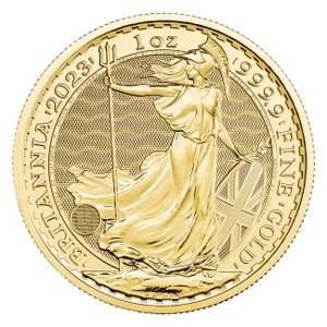 US Gold Bureau Reiew 2023 1 oz Gold Britannia Final Obverse Queen Elizabeth II