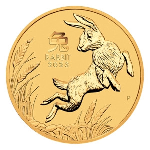 US Gold Bureau Reiew 2023 1 oz Gold Rabbit Coin - Perth Lunar Series