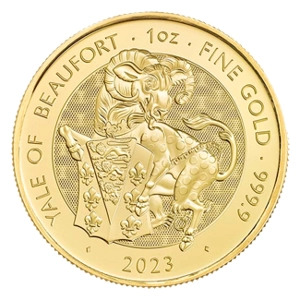 US Gold Bureau Reiew 2023 1 oz Gold Tudor Beasts Yale of Beaufort Coin
