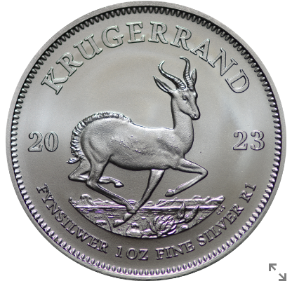 american gold exchange 2023 1 oz South Africa Silver Krugerrands, BU