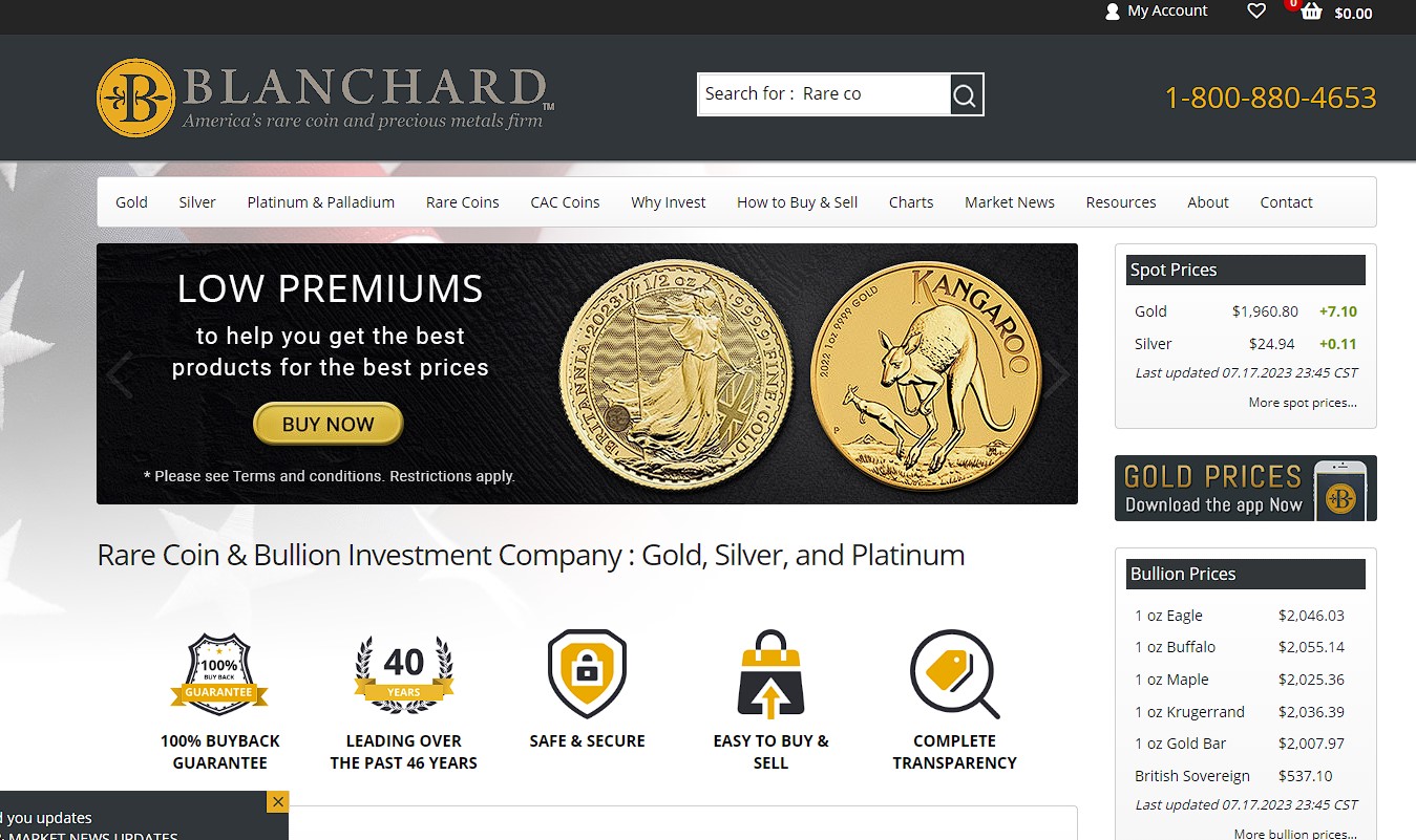 blanchard Gold Site